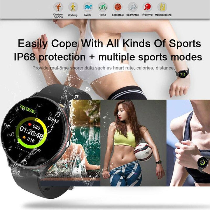 Smart Watch with Heart Rate & Blood Pressure Monitor