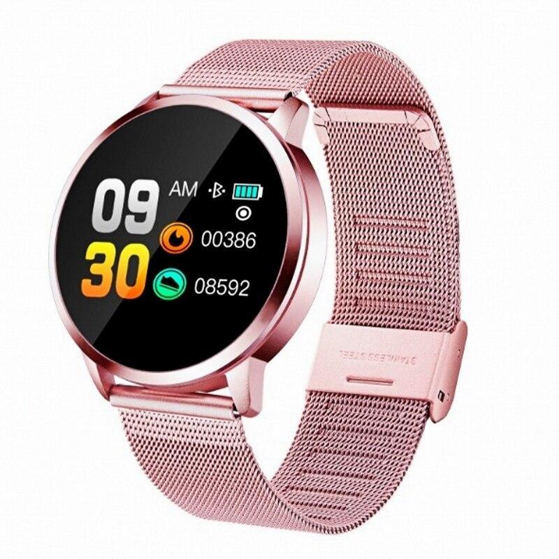 Q8 LED Bluetooth Smart Watch – Stainless Steel Waterproof Bracelet