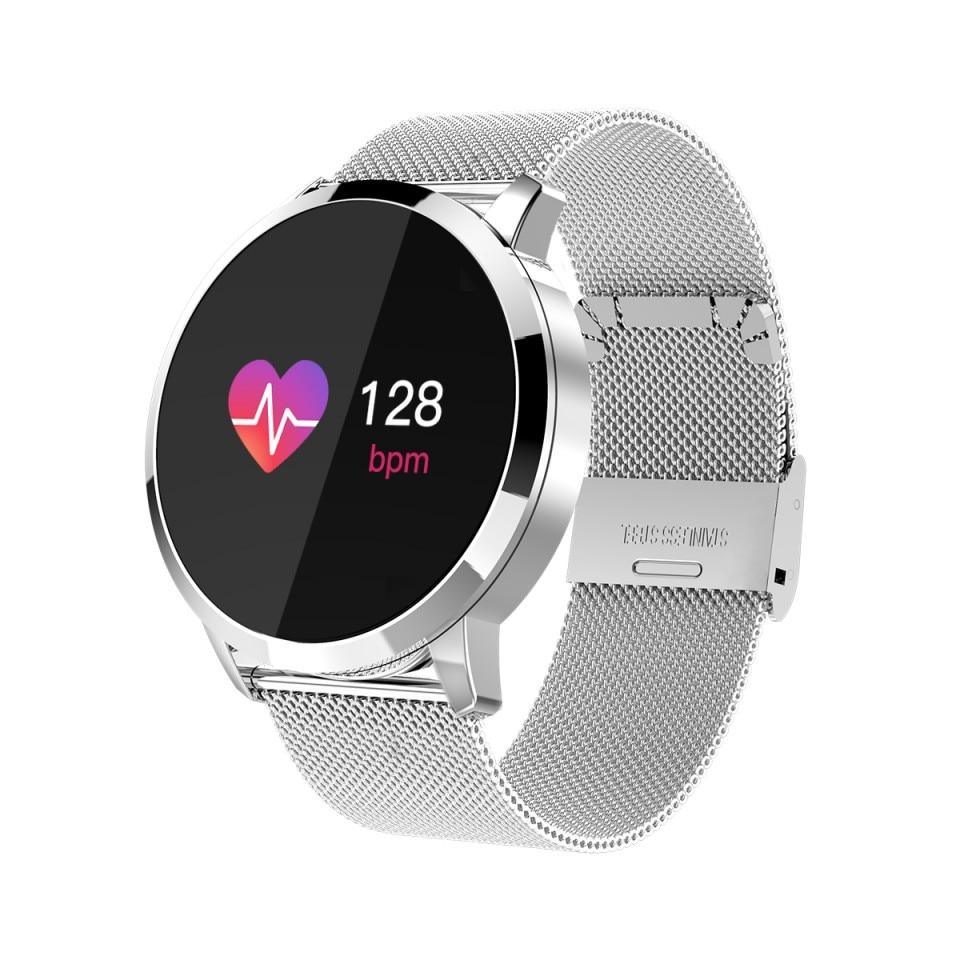 Q8 LED Bluetooth Smart Watch – Stainless Steel Waterproof Bracelet