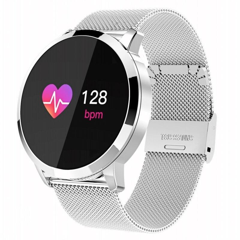 Q8 LED Bluetooth Smart Watch – Stainless Steel Waterproof Bracelet