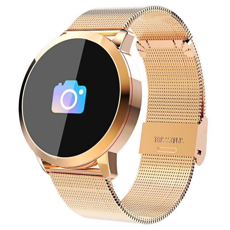 Q8 LED Bluetooth Smart Watch – Stainless Steel Waterproof Bracelet
