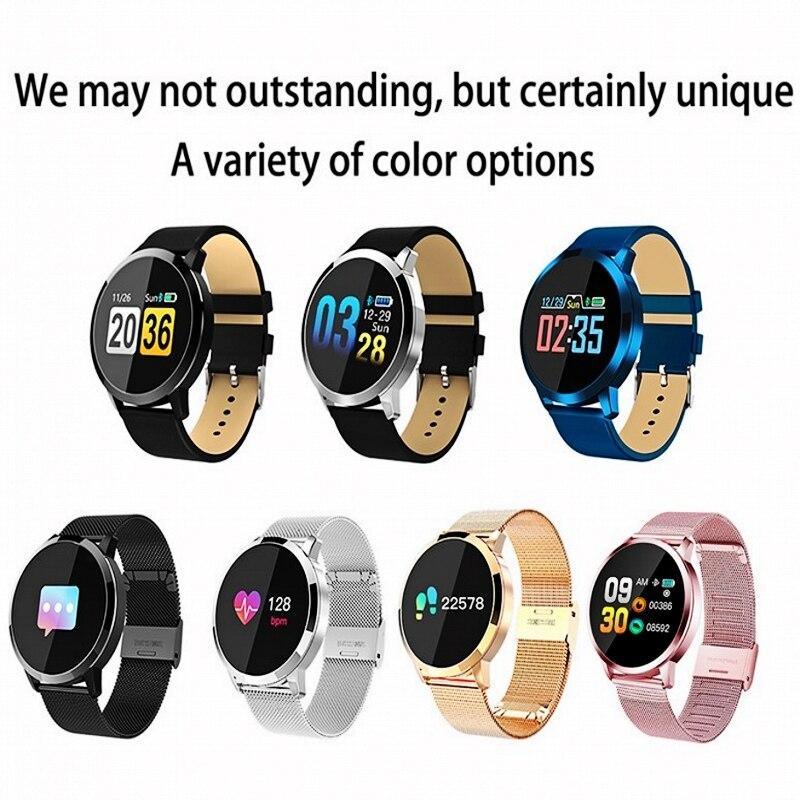 Q8 LED Bluetooth Smart Watch – Stainless Steel Waterproof Bracelet