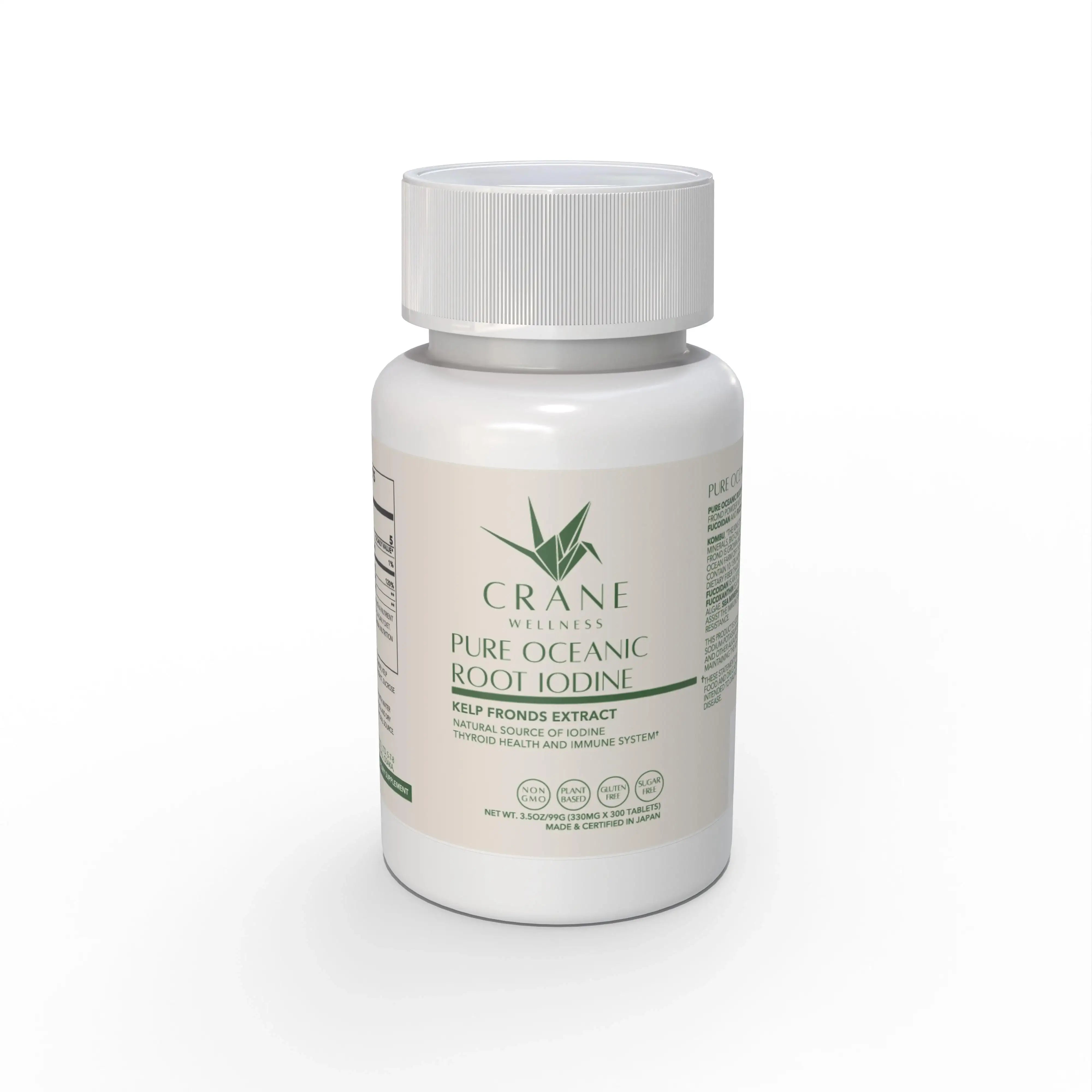 Pure Oceanic Root Iodine Kelp Root Tablets