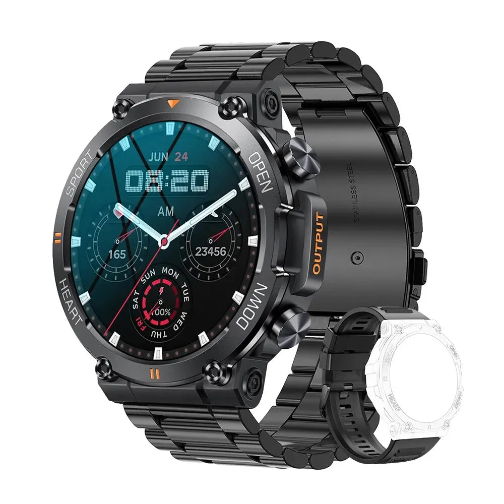 1.39" HD Bluetooth Call Smart Watch – Men’s Fitness Tracker MD56