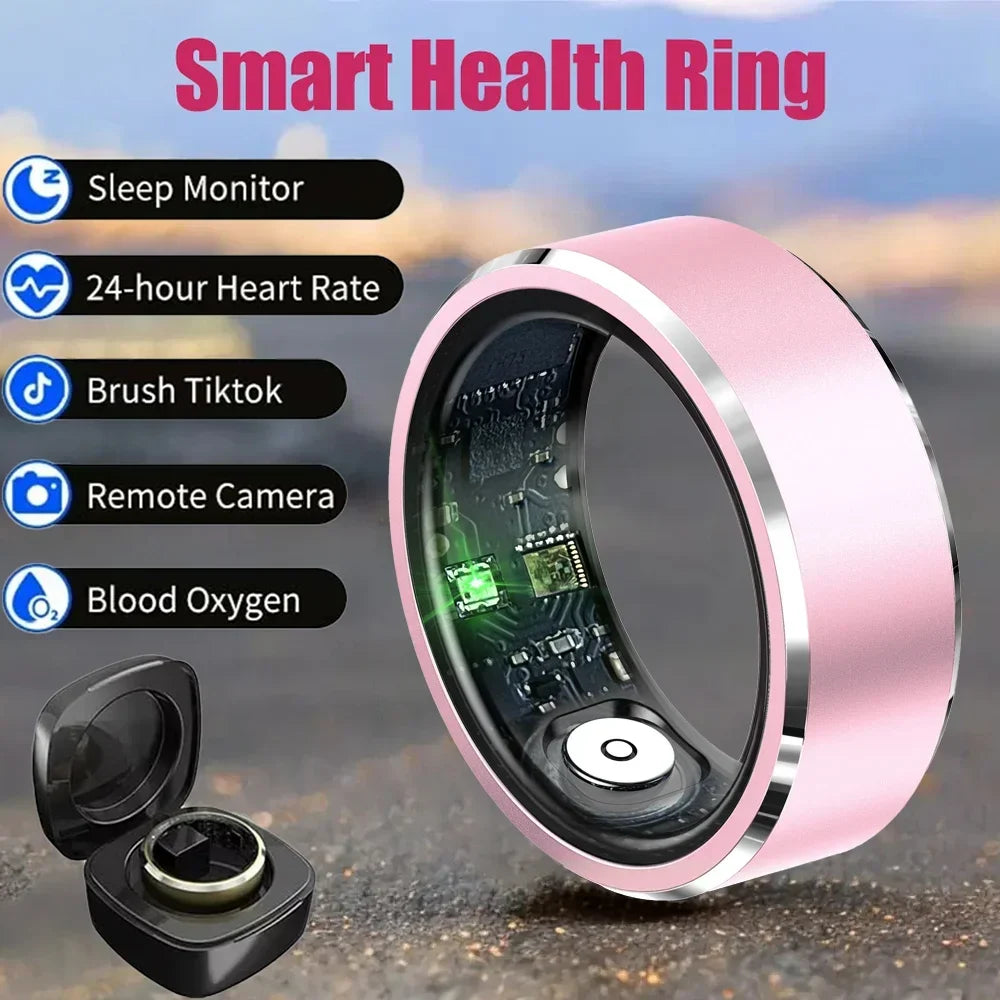 Smart Ring – Heart Rate, Blood Oxygen & Pressure Monitor