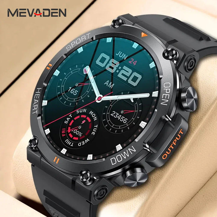 1.39" HD Bluetooth Call Smart Watch – Men’s Fitness Tracker MD56