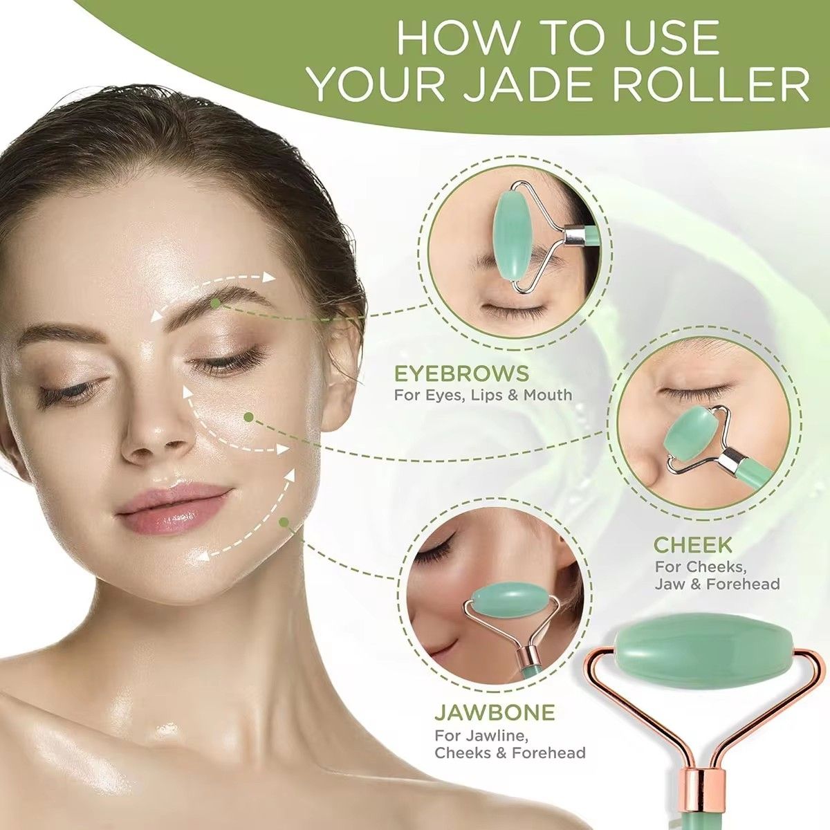 2-Piece Gua Sha Massage Stones for Face & Body