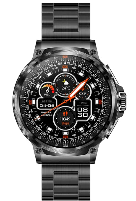 Bluetooth Multi-Sport Smartwatch – Heart Rate & SpO2 Monitor