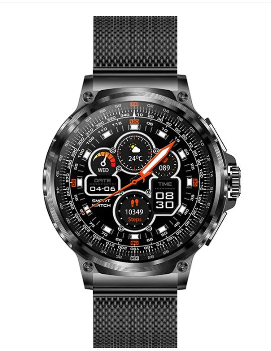 Bluetooth Multi-Sport Smartwatch – Heart Rate & SpO2 Monitor